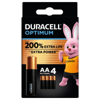 Duracell Alkaline Batterijen Optimum AA 4 stuks