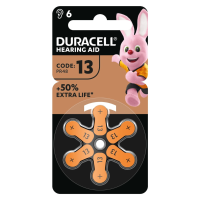 10X Duracell Gehoorapparaat Batterijen 13 6 stuks