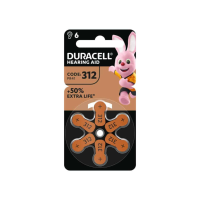 3X Duracell Gehoorapparaat Batterijen 312 6 stuks