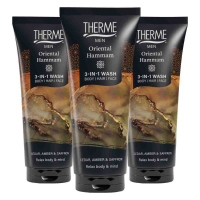 3X Therme Men Oriental Hammam 3 in 1 Wash 200 ml
