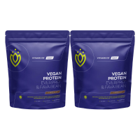 2X Vitakruid Vegan Protein EverPro & Fava Bean IJskoffie 921 gr