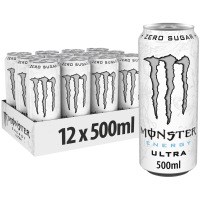 Monster Energy Ultra Zero Sugar White 12 x 500 ml