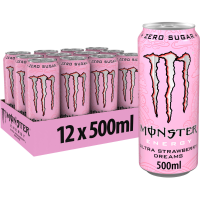 Monster Energy Ultra Zero Sugar Strawberry Dreams 12 x 500 ml