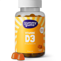 1+1 Gratis: Yummygums Vitamine D3 60 gummies