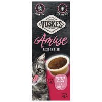 Voskes Kattensnack Mousse Vis in Saus 7x30 gr