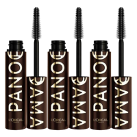 3X L'Oréal Panorama Mascara Chromatic Brown 8 ml