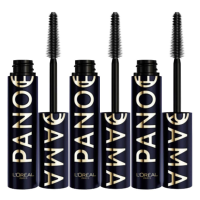 3X L'Oréal Panorama Mascara Chromatic Blue Suede 8 ml