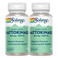 2X Solaray Nattokinase 100 mg 30 capsules