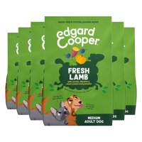 6X Edgard & Cooper Hondenvoer Droog Lam Medium 1 kg