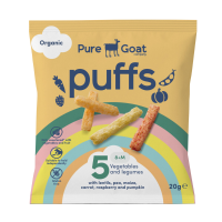 8X Pure Goat Bio Puffs 8+ mnd 20 gr