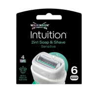 Wilkinson Intuition 2in1 Soap and Shave Navulmesjes 6 stuks