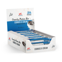 XXL Nutrition Crunchy Protein Bar Cookies & Cream 12 x 60 gr