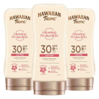3X Hawaiian Tropic Glowing Protection Lotion SPF 30 170 ml