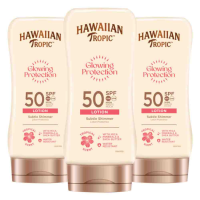 3X Hawaiian Tropic Glowing Protection Lotion SPF 50 170 ml