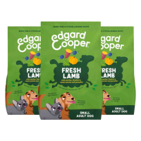 3X Edgard & Cooper Hondenvoer Droog Adult Small Lam 3 kg