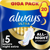 Always Maandverband Ultra Secure 5 Nacht 20 stuks