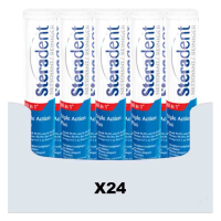 24X Steradent Triple Action Plus Kunstgebit Reiniger 30 tabletten