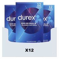 12X Durex Condooms Originals Classic Natural 12 stuks