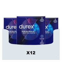 12X Durex Condooms Extra Safe 3 stuks