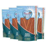 4X Renske Gezonde Beloning Vleesrepen Hondensnack Zalm 1 kg