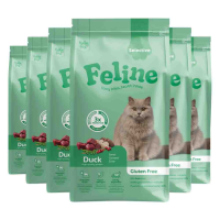 6X HobbyFirst Feline Kattenvoer Droog Sensitive Selective 1,5 kg