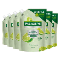 6X Palmolive Handzeep Navulzak Hygiëne Plus 500 ml