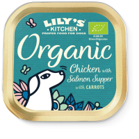 Lily's Kitchen Hondenvoer Nat Organic Supper Kip & Zalm 150 gr