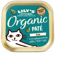 Lily's Kitchen Kattenvoer Nat Organic Paté Vis 85 gr