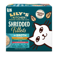 Lily's Kitchen Kattenvoer Nat Shredded Fillets Multipack 8x70 gr