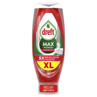 2E halve prijs: Dreft Max Power Afwasmiddel Granaatappel 730 ml