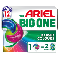 2+2 Gratis: Ariel 4in1 Wasmiddel Pods The Big One Color 12 stuks