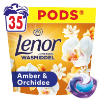 2+2 Gratis: Lenor Wasmiddel All in 1 Pods Amber & Orchidee 35 stuks