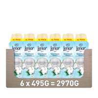 6X Lenor In Wash Geurbooster Katoen Fris 495 gr