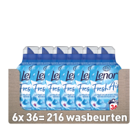 6X Lenor Wasverzachter Fresh Air Ochtendfris 36 Wasbeurten 504 ml