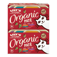 2X Lily's Kitchen Kattenvoer Nat Organic Paté Multipack 8x85 gr