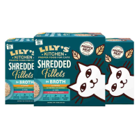 3X Lily's Kitchen Kattenvoer Nat Shredded Fillets Multipack 8x70 gr