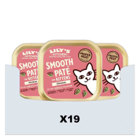19X Lily's Kitchen Kattenvoer Nat Kitten Smooth Paté Kip 85 gr