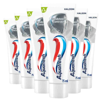 6X Aquafresh Tandpasta Tandsteen Controle 75 ml