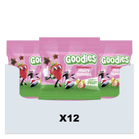 12X Goodies Fruitsnoepjes Aardbei 17 gr