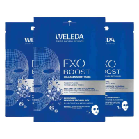 3X WELEDA Exo Boost Collagen Sheet Mask