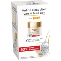 2E halve prijs: Eucerin Hyaluron Filler + Elasticity Dagcreme + Navulling SPF 30 1 set
