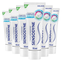 6X Sensodyne Tandpasta Complete Protection + Cool Mint 75 ml