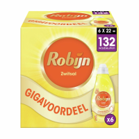 6X Robijn Klein & Krachtig Wasmiddel Zwitsalgeur 22 Wasbeurten 665 ml