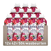 12X Lenor Wasverzachter Jasmijn en Rose de Mai 42 Wasbeurten 882 ml