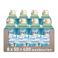 8X Lenor Wasverzachter Fresh Air Noorderlicht 50 Wasbeurten 700 ml