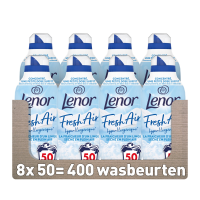 8X Lenor Wasverzachter Fresh Air Gevoelige huid 50 Wasbeurten 700 ml