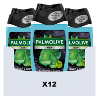 12X Palmolive Men 4in1 Shower & Shave 250 ml