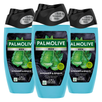 3X Palmolive Men 4in1 Shower & Shave 250 ml