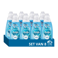 8X Robijn Advanced Quickwash Vloeibaar Wasmiddel Puur & Zacht 22 Wasbeurten 837 ml
