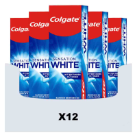 12X Colgate Tandpasta Sensation White 75 ml